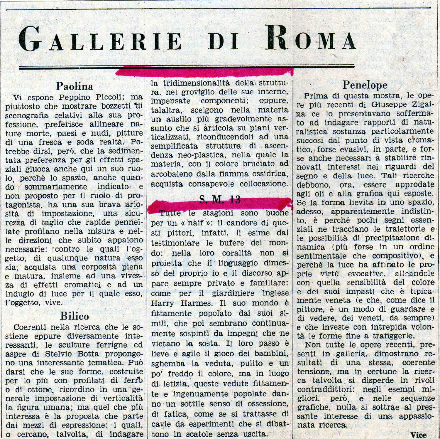 Scansione originale: Il Tempo, 1 marzo 1965