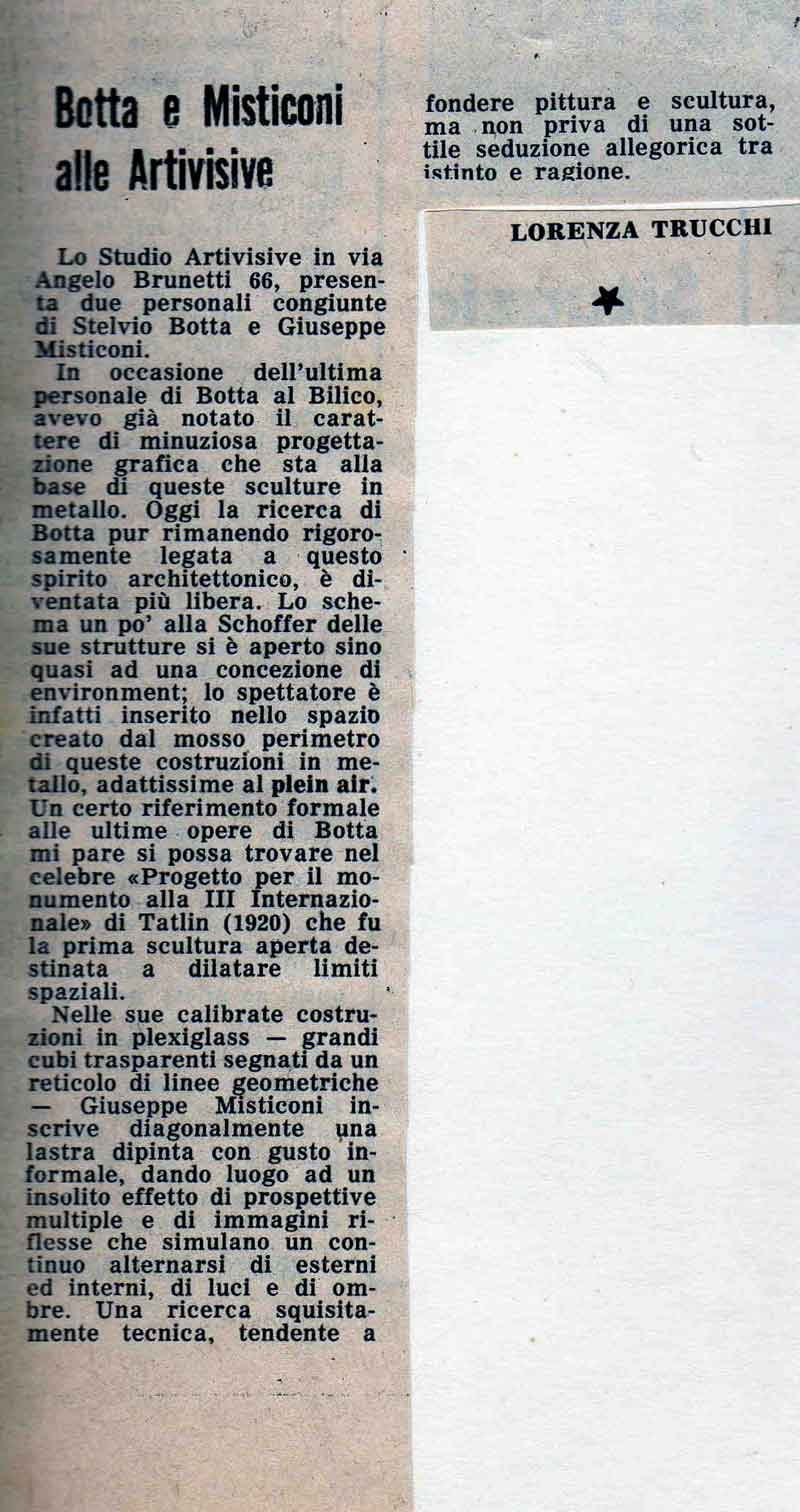 Scansione originale: Ritaglio di giornale, 1970