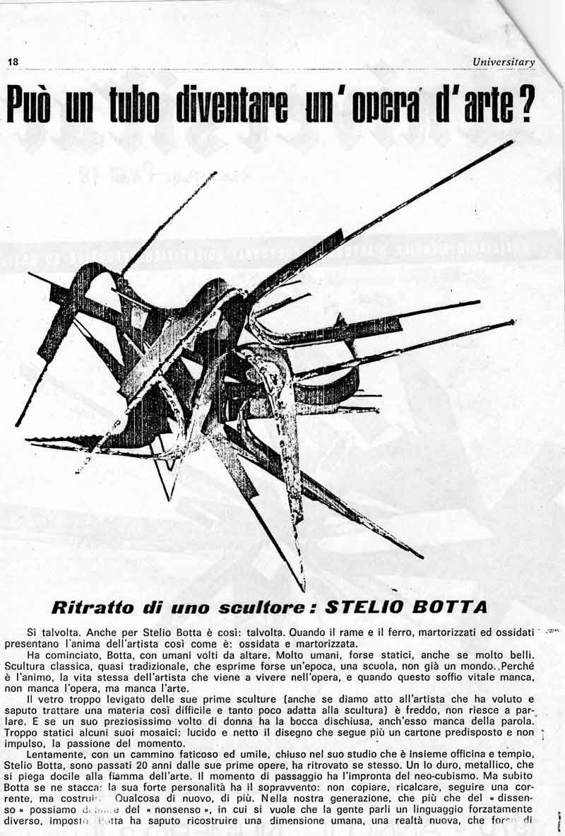 Scansione originale: Universitary, 1970